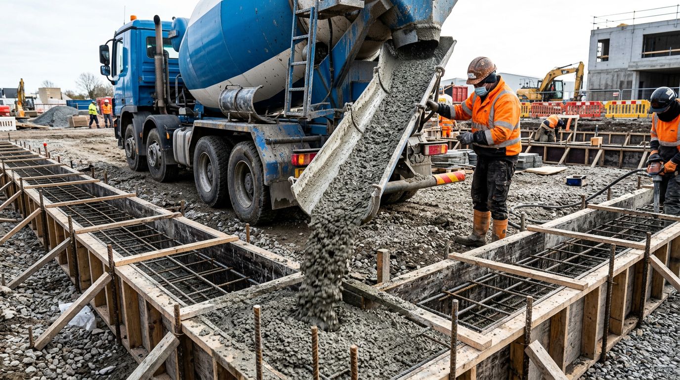 İBBAŞ beton döküm